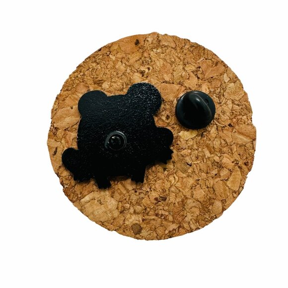 ✨Cartoon Green Cute frog letters Enamel Pin Animal Alloy Metal Brooch✨ - Picture 3 of 5